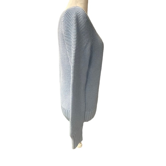 Talbots baby Blue/Powder Blue Knit Sweater. Sz M - Picture 6 of 13
